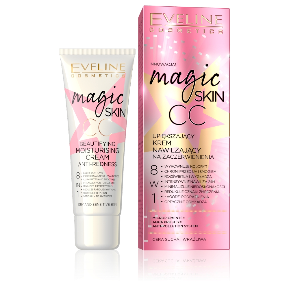 Magic Skin CC Skrášľujúci Hydratačný Krém Na Začervenanie 50ml