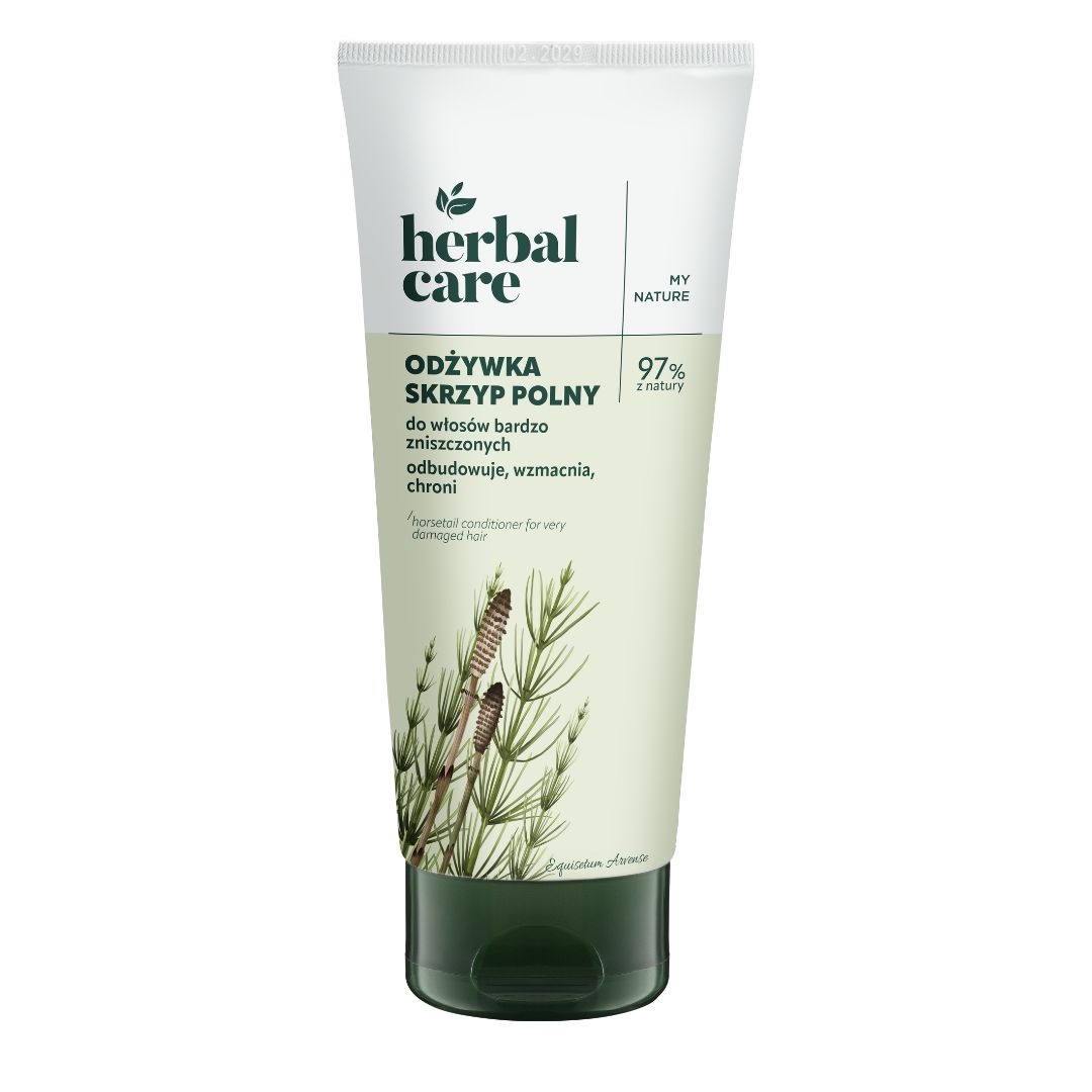 HERBAL CARE Skrzyp Polny Bylinný Kondicionér Na Veľmi Poškodené Vlasy Praslička 200 Ml