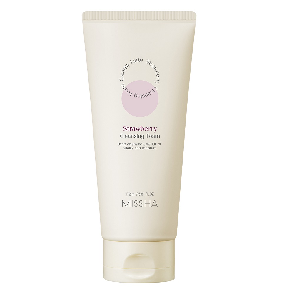 Krémová čIstiaca Pena Na Tvár Creamy Latte Cleansing Foam Strawberry 172ml
