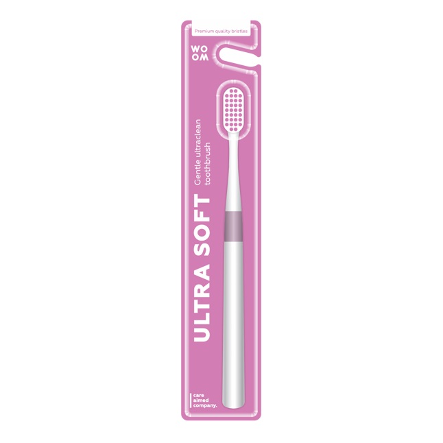 Ultra Soft Ultraclean Zubatá Kefka Na Hĺbkové čIstenie Ružová