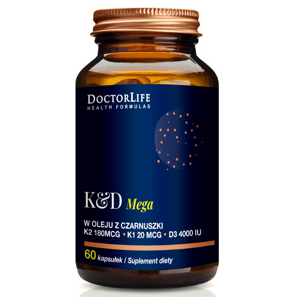 KD Mega Mega K2+D3 V Oleji Z čIernej Rasce Doplnok Stravy 60 Kapsúl
