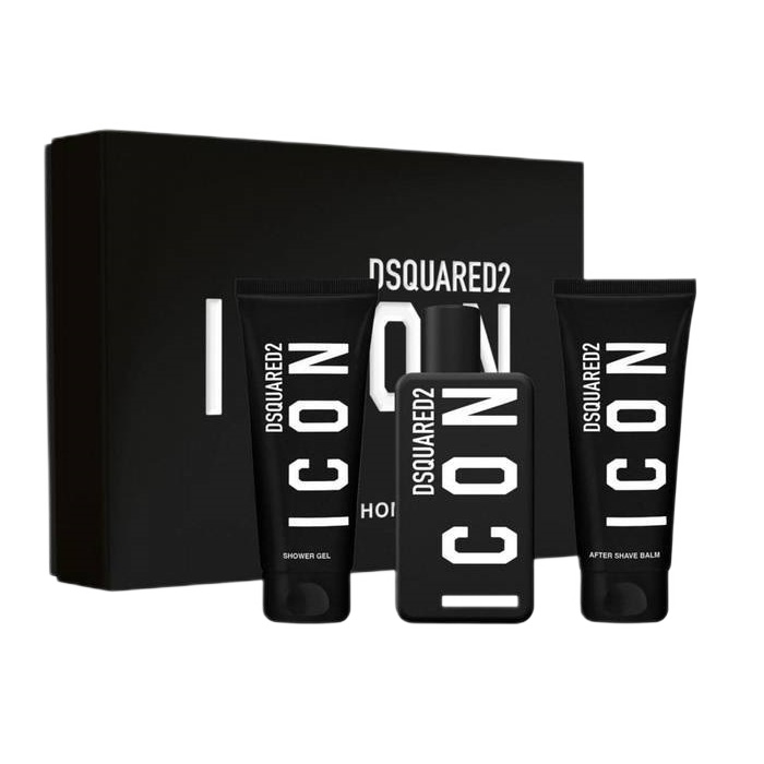 Icon Pour Homme Sada: Parfémovaná Voda V Spreji 100 Ml + Sprchový Gél 100 Ml + Balzam Po Holení 100 Ml