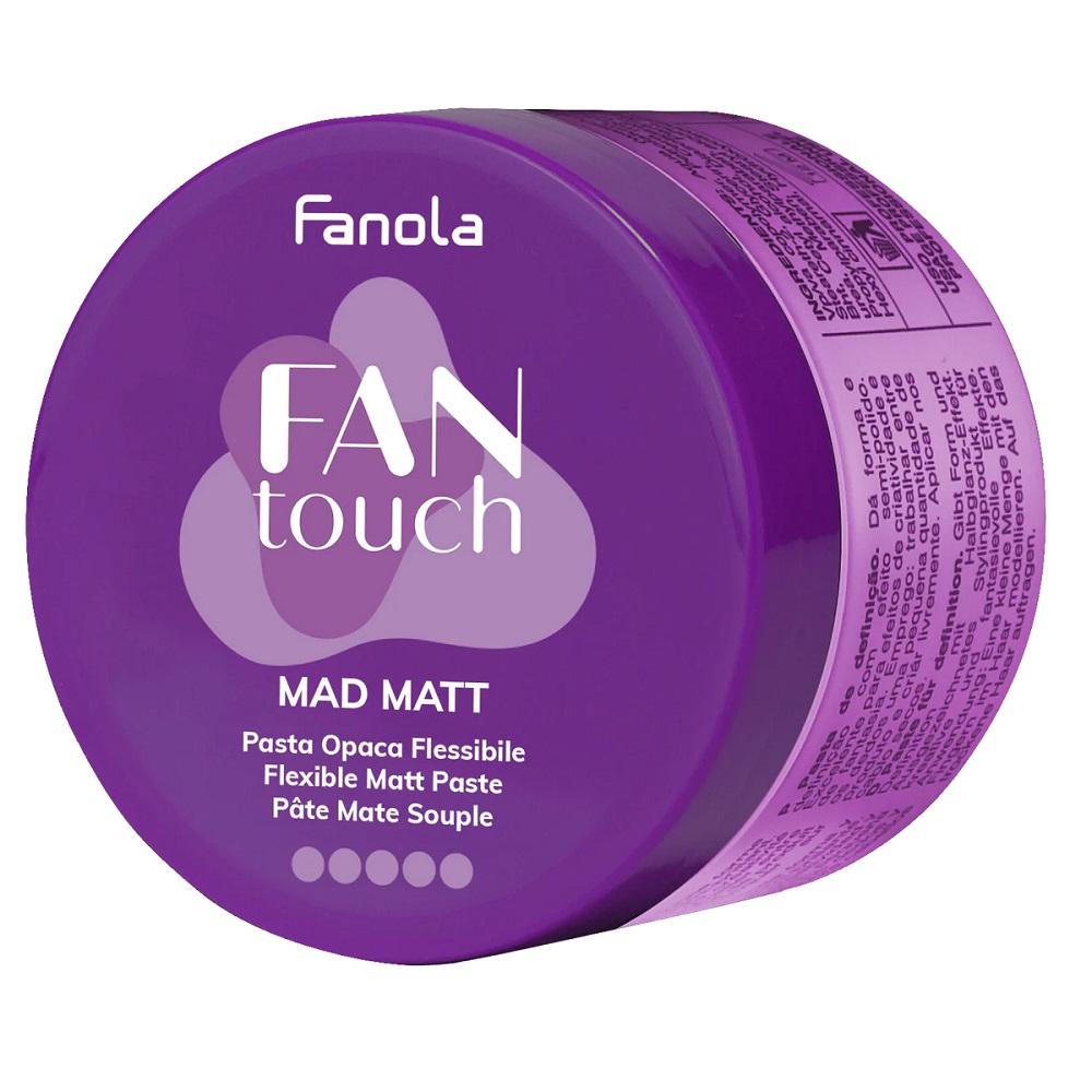 FanTouch Mad Matt Flexibilná Matná Pasta Na Vlasy 100 Ml