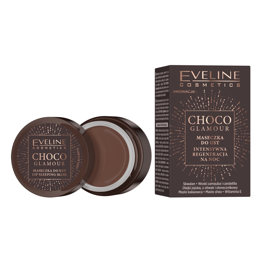 Choco Glamour Intenzívna Regeneračná Nočná Maska Na Pery 12ml