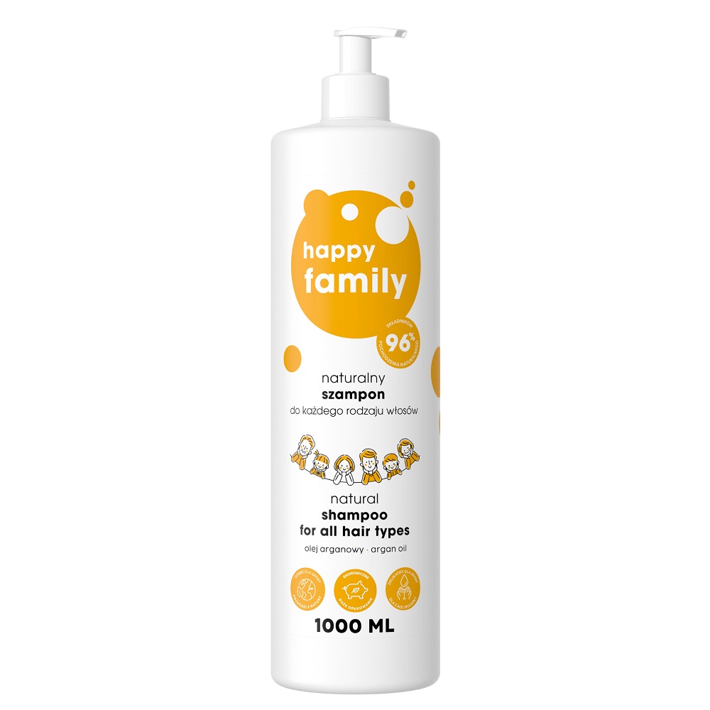 Prírodný šAmpón Pre Všetky Typy Vlasov 1000ml