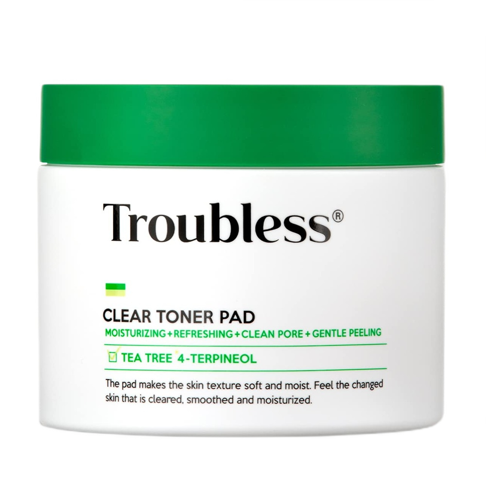 Tea Tree + 4 Terpineol Priehľadné Tonizačné Vankúšiky S Peelingovým Efektom 60 Ks.