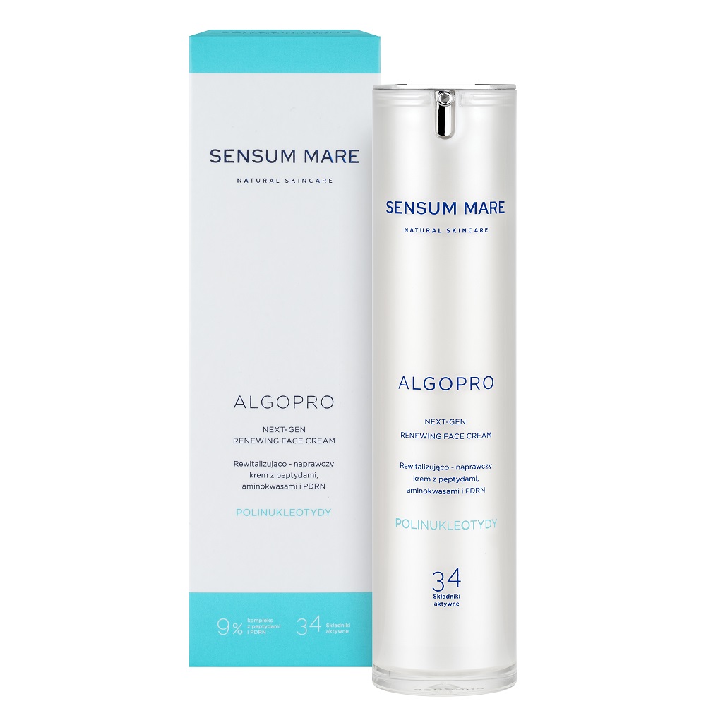 ALGOPRO Z Polinukleotydami Algopro Revitalizačný A Regeneračný Krém S 9 % Komplexom Peptidov A Aminokyselín S PDRN, 50 Ml