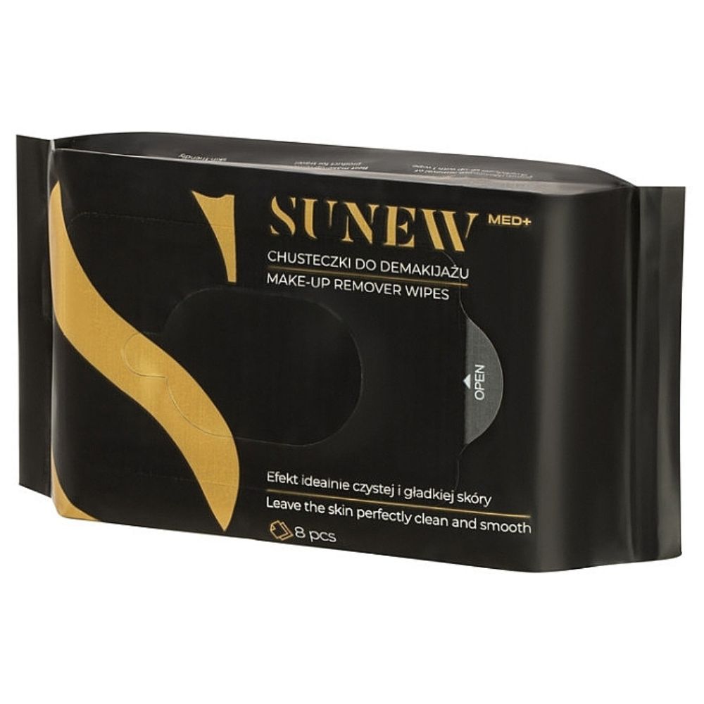 Make-Up Remover Wipes Black Odličovacie Obrúsky čIerne 8ks.