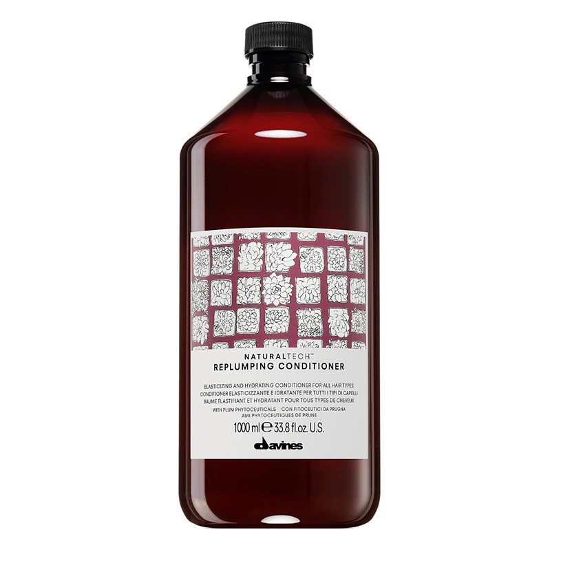 Naturaltech Replumping Kondicionér – Kondicionér Na Vlasy, Ktorý Dodáva Pružnosť A Hydratáciu, 1000 Ml