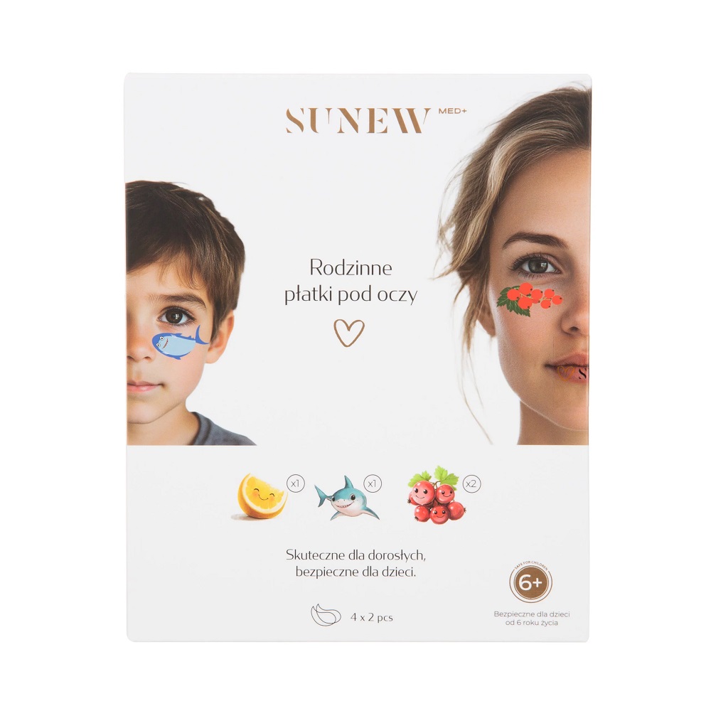 Family Eye Patches Rodinné Očné Vankúšiky 4x2 Ks.