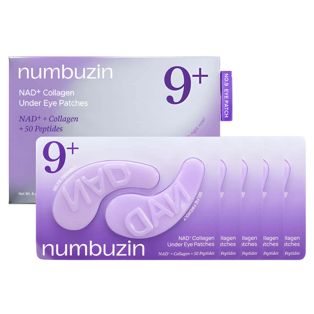 No.9 NAD+ Collagen Under Eye Patches – Liftingové Obklady Pod Oči S Kolagénom, 5 Párov čIstenie Pleti