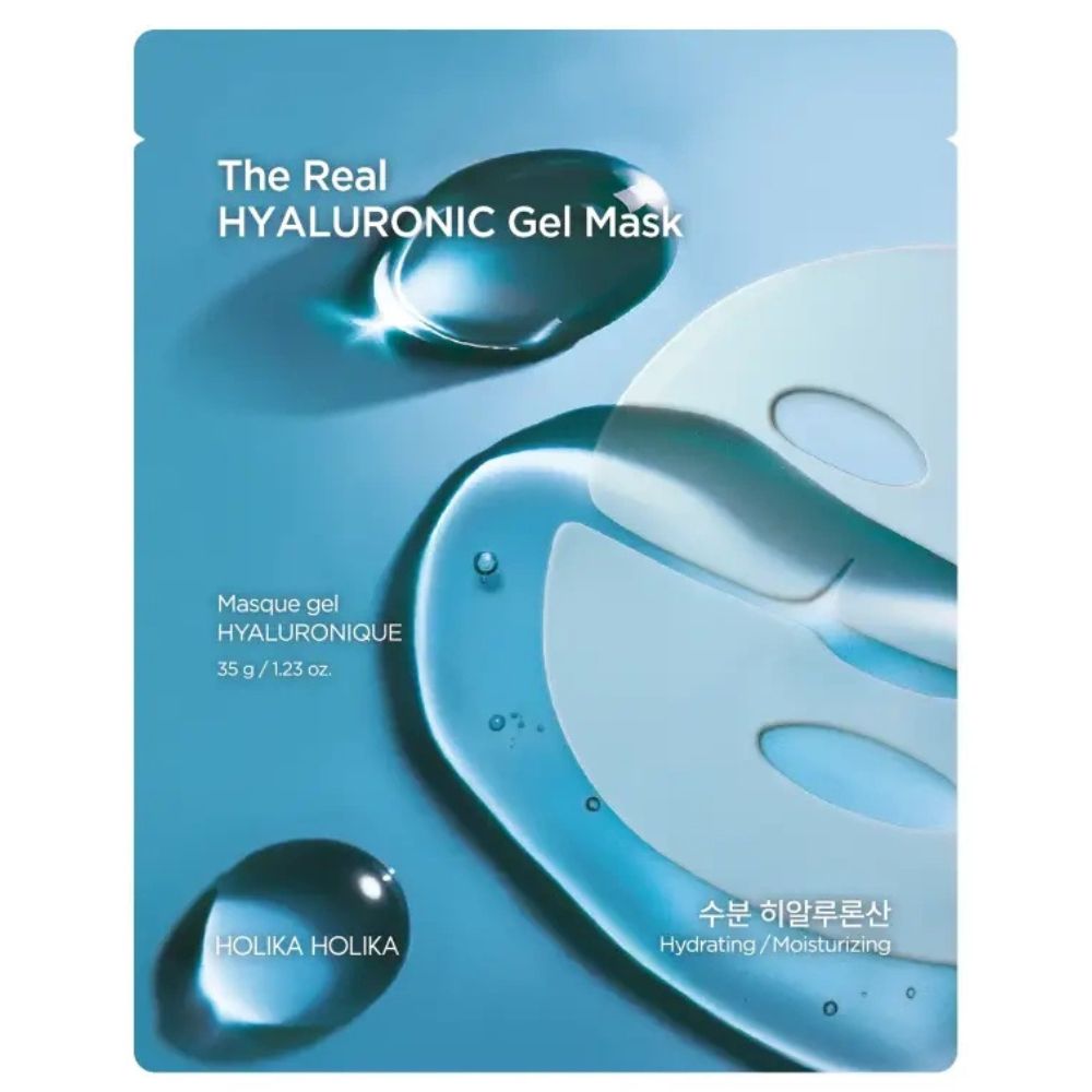 The Real Hyalurónová Gélová Maska Nočná Hydrogélová Maska Na Suchú A Dehydrovanú Pleť 35g