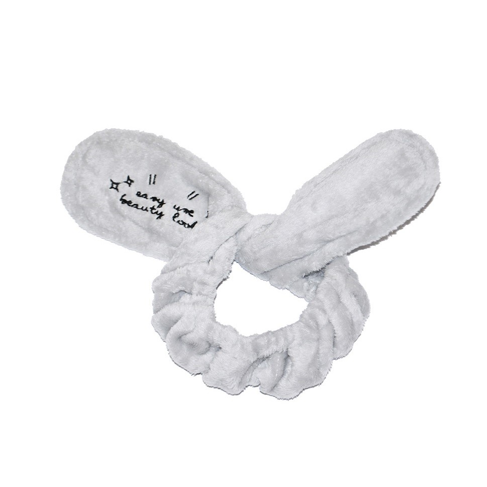 _Bunny Ears Kozmetický Pásik Králičie Uši Sivé