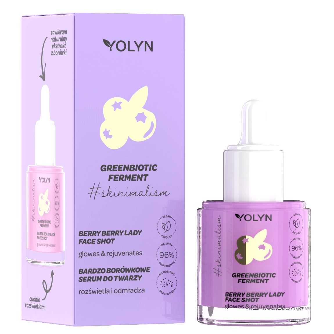 Greenbiotic Ferment Rozjasňujúce Sérum Na Tvár Very Blueberry 20ml