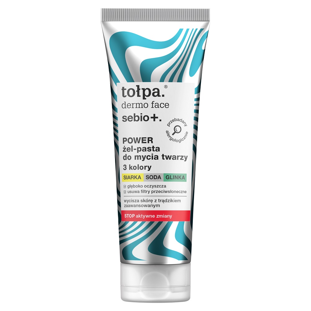 Tolpa Dermo Face Sebio+ Power Gel-paste Na Umývanie Tváre 3 Farby 100ml