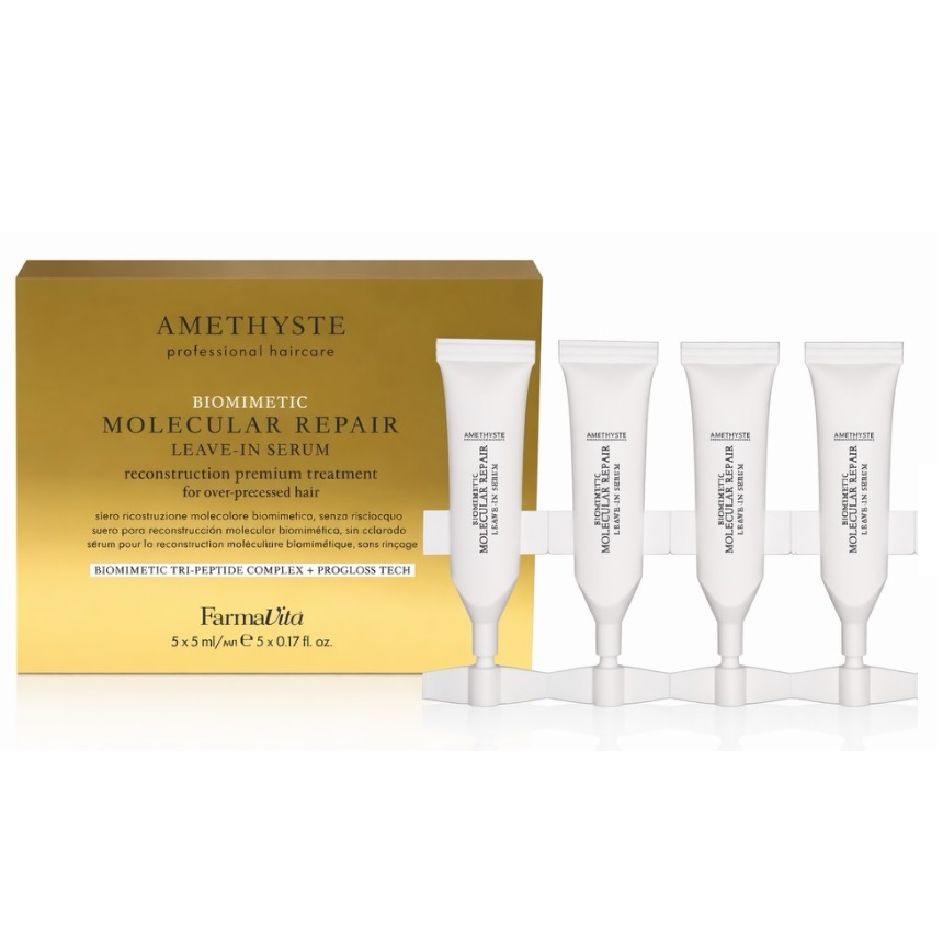 Amethyste Biomimetic Molecular Repair Regeneračné Sérum Na Vlasy 5 X 5 Ml