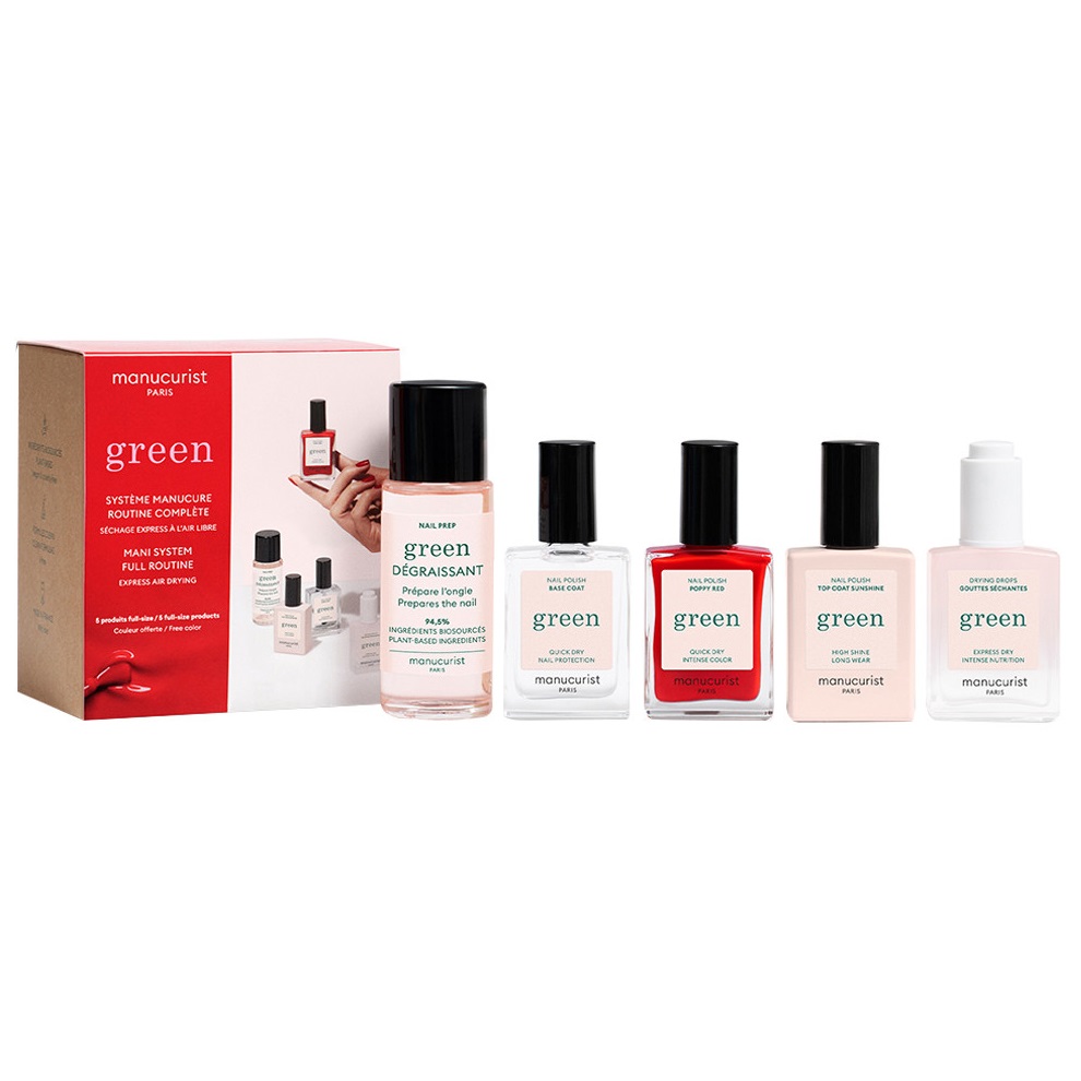 Green™ Manicure System Darčeková Sada Na Manikúru Poppy Red