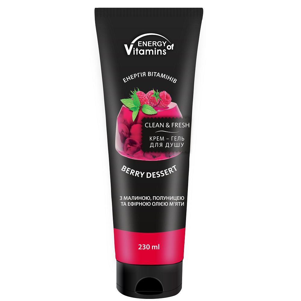 Energia Vitamínov, Sprchový Gél Raspberry Dessert 230ml