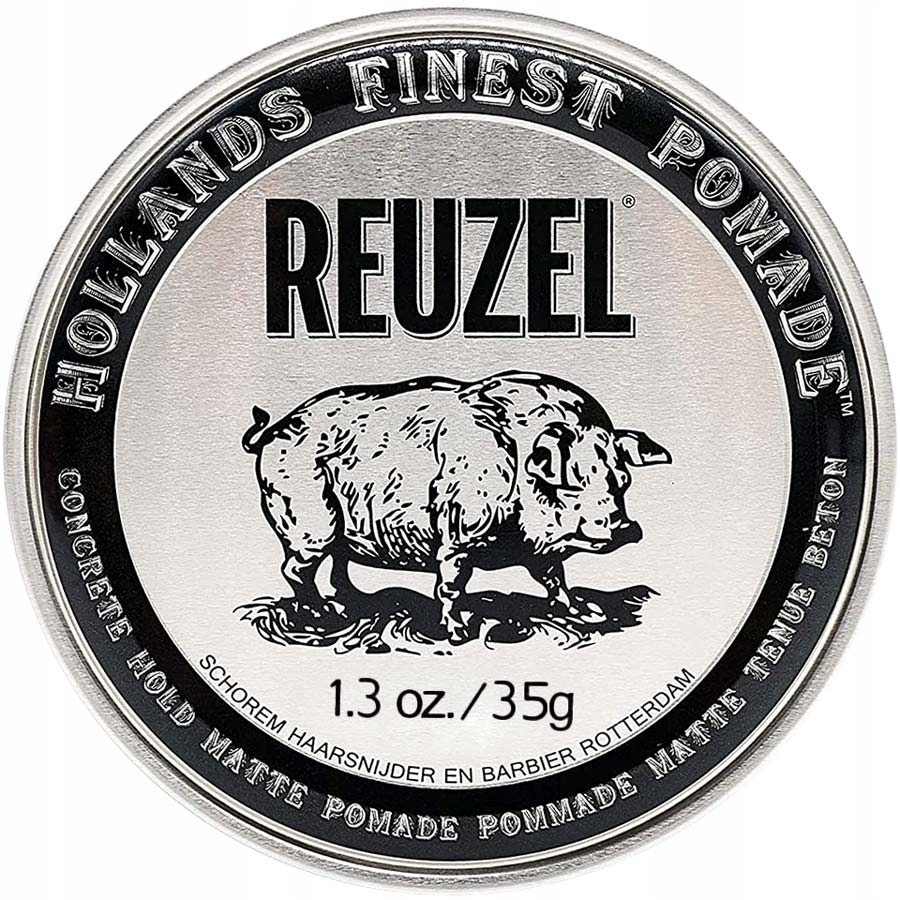 Hollands Finest Pomade Concrete Hold Matte Pomáda Na Vlasy Na Vodnej Báze 35g