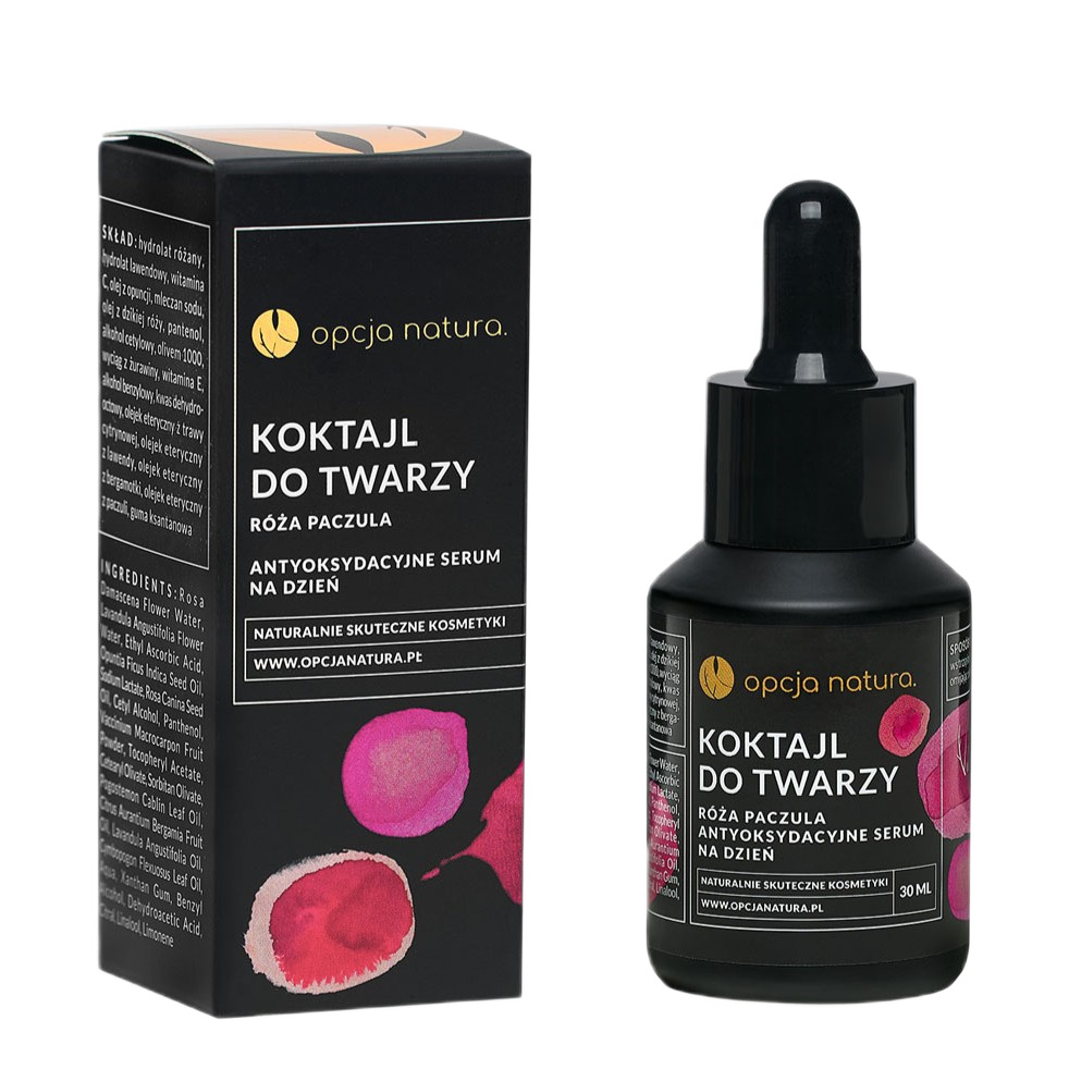Kremy Do Twarzy Tvárový Kokteil Antioxidačné Denné Sérum Ruža A Pačuli 30ml