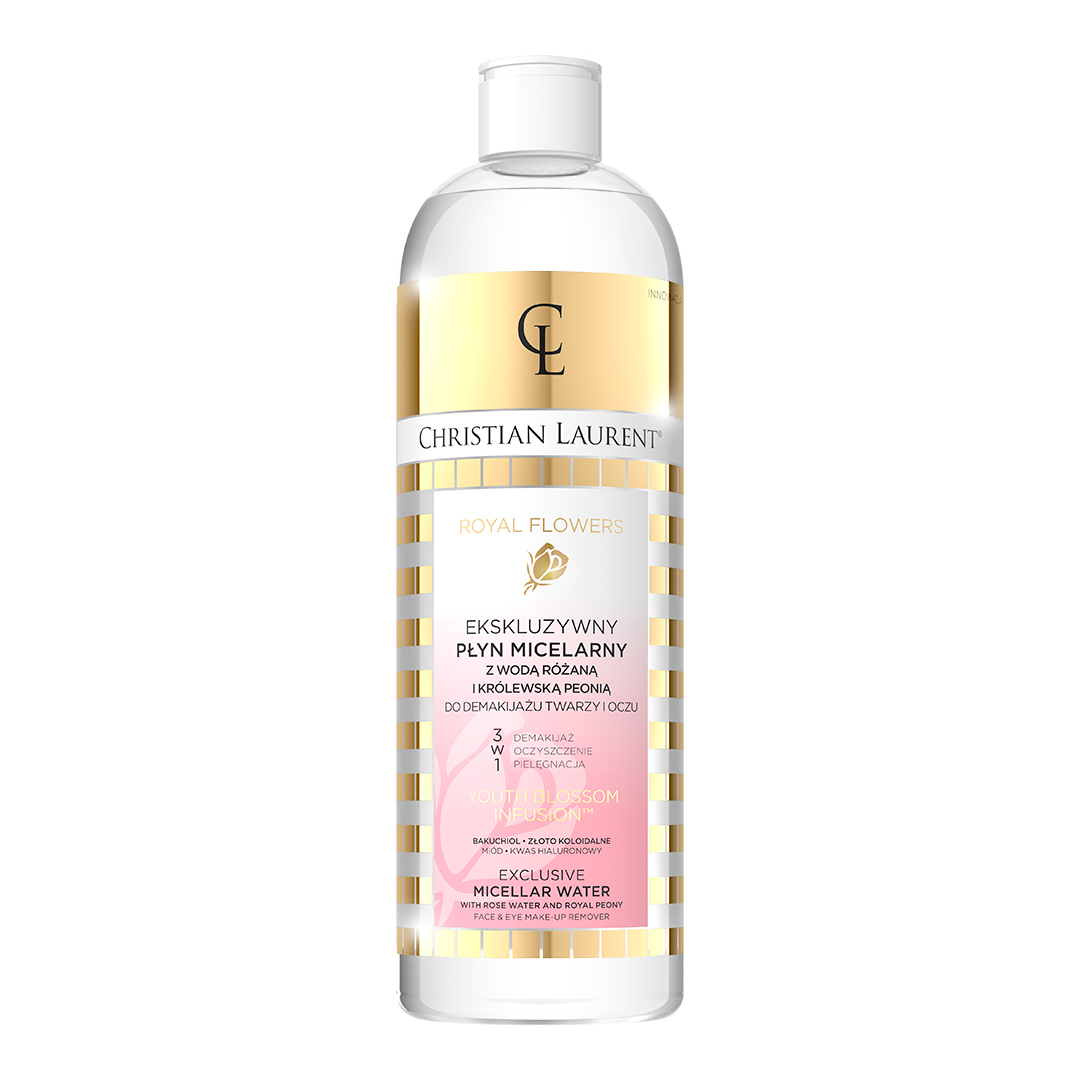 Royal Flowers Exkluzívna Micelárna Voda S Ružovou Vodou A Kráľovskou Pivóniou 500 Ml