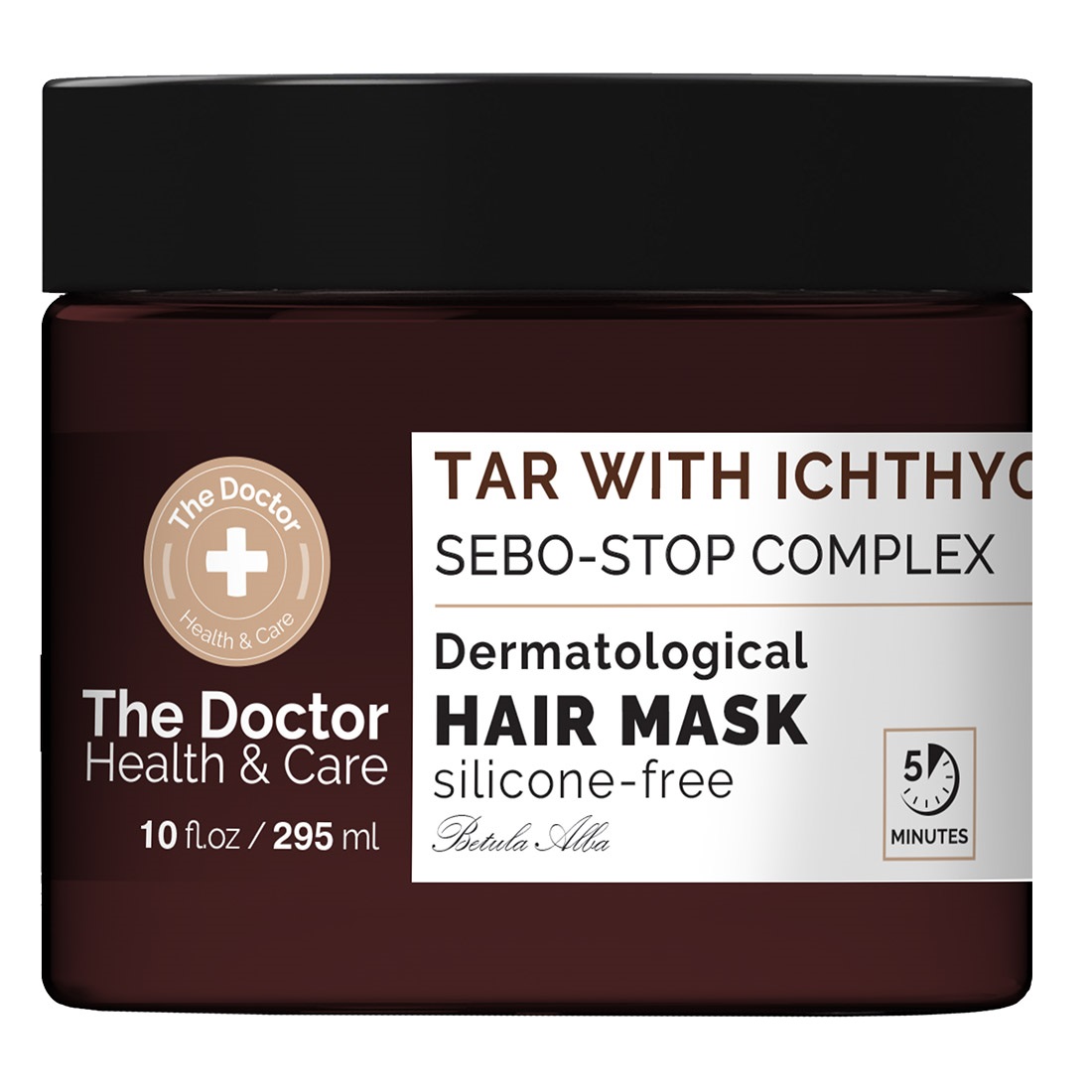 Doktor, Zdravie A Starostlivosť Maska Na Vlasy Proti Mastným Vlasom Aphrodite + Ichthyol + Sebo-Stop Complex 295ml